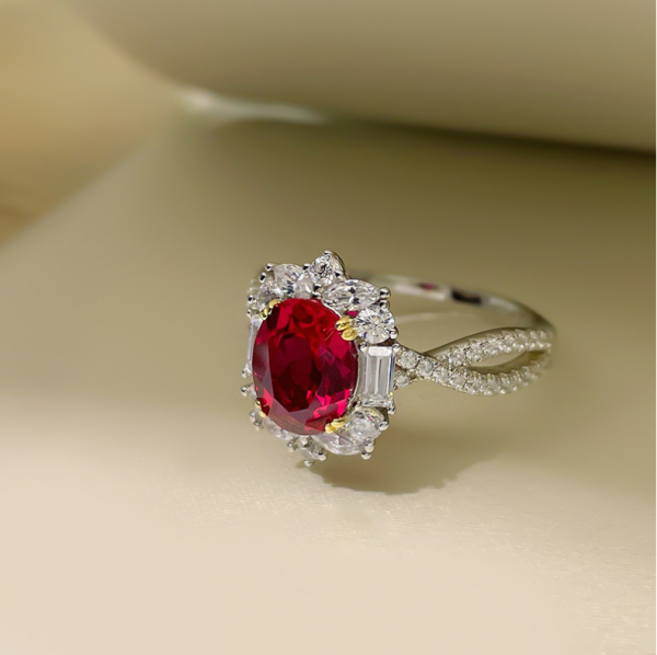 3 Carat Ruby Adjustable Open Ring – Timeless Elegance with a Modern Twist - Image 4