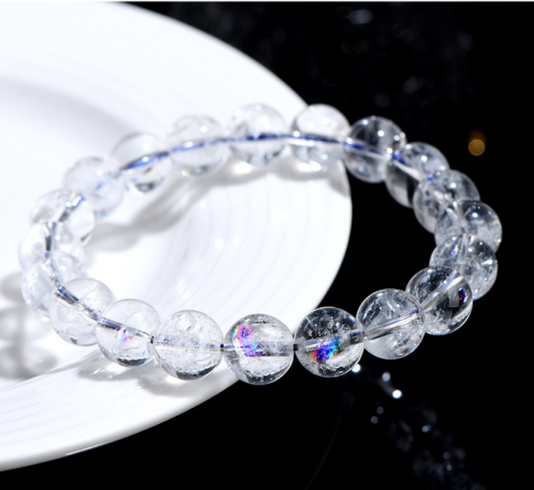 Natural Transparent Crystal Bracelet - Image 6